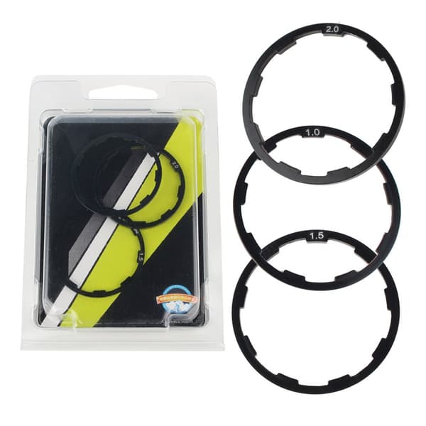 Bike Hub Spacers - 3 Pcs (1mm, 1.5mm, 2mm)