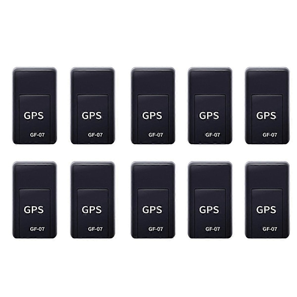 10st GF07 Magnetisk GPS Tracker Enhet Mini Realtidsspårning Locator Bil Motorcykel Fjärrkontroll Spårningsmonitor