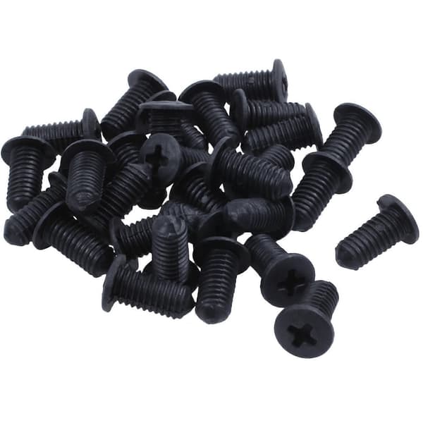 30x 8mm Bilklämmor Passar För Främre Trycktyp Fästelement Svart
