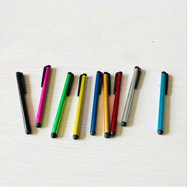 10-pack Stylus Touchpenna i Metallic - multifärg