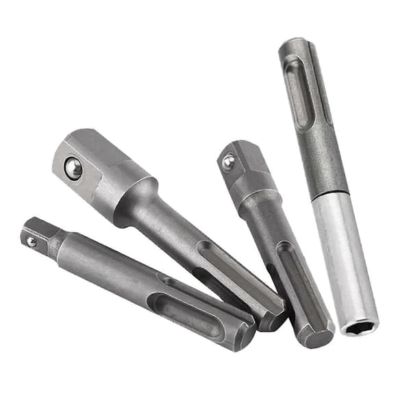 SDS Plus Skaft til 1/4\" Hex Sokkeladapter og 1/4\" 3/8\" 1/2\" Kvadratisk Borbitforlengelseskontakt