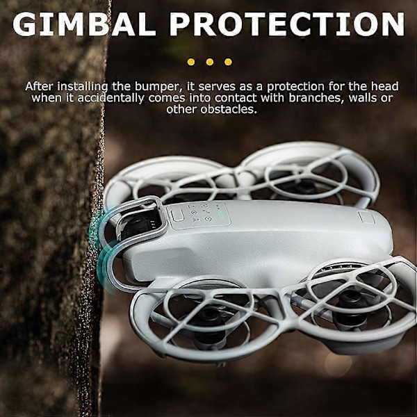 Skyddsbåge för Dronekameraobjektiv, Stötskyddande Aluminiummodell, Antikollision, Silver för DJI NEO