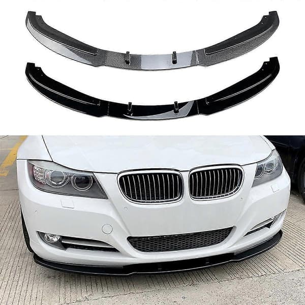 3st Bil Främre Stötfångare Splitter Läpp Diffusor Spoiler Skydd För 3-serie E90 E91 320i 330i 2009-2012 Svart