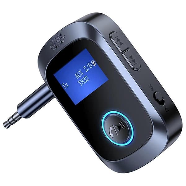 AUX Bluetooth 5.4 Biladapter Bluetooth Mottaker Trådløs Lydmottaker for Musikk/Håndfri Samtale