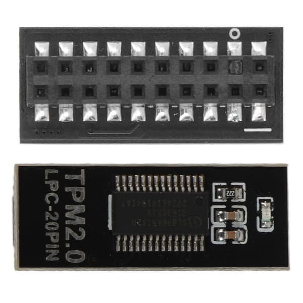 TPM 2.0 Modul LPC Interface 20Pin Fjernkort Krypteringssikkerhedskort Elektronisk Komponent