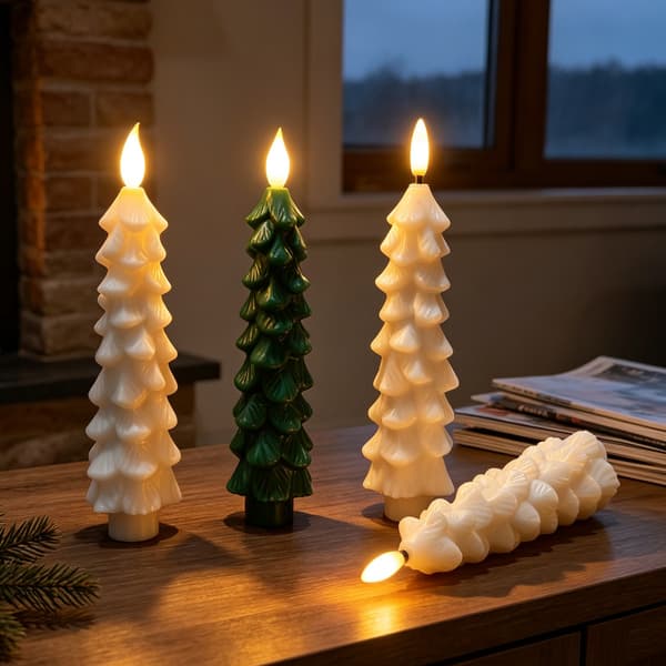 2 st julgransformade LED-ljus, juldekoration för hemmet, elektroniska ljus white