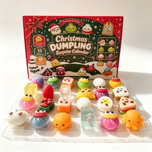 Mystery Dumpling Adventskalender 24 dagars julnedräkning adventskalender
