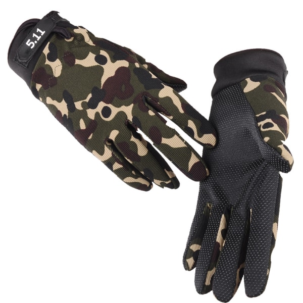 Köp Män Taktiska handskar Full Finger Combat Militär Armé AirSofts Grön M |  Fyndiq