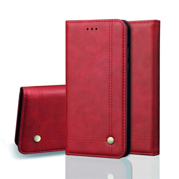 Plånboksfodral för Huawei Mate 20 - Mönster med nit Röd Röd