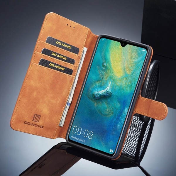 Plånboksfodral för Huawei Mate 20 med stilren design - DG.MING Svart