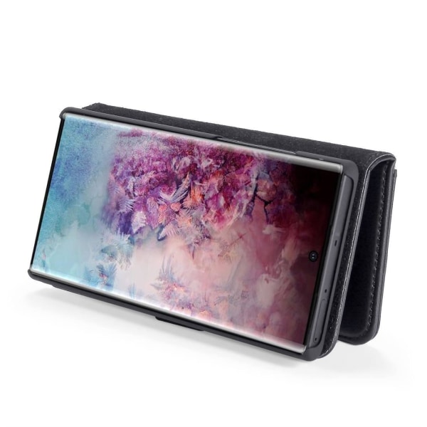Plånboksfodral med magnetskal för Galaxy Note 10 Plus - DG.MING Svart