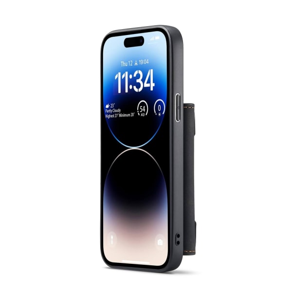 DG.MING 2 i 1 plånbok & magnetiskt skal för iPhone 14 Pro Max Svart Svart