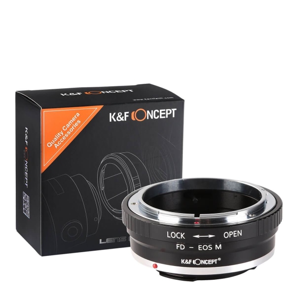 K&F Concept Objektivadapter till Canon FD objektiv för Canon EOS