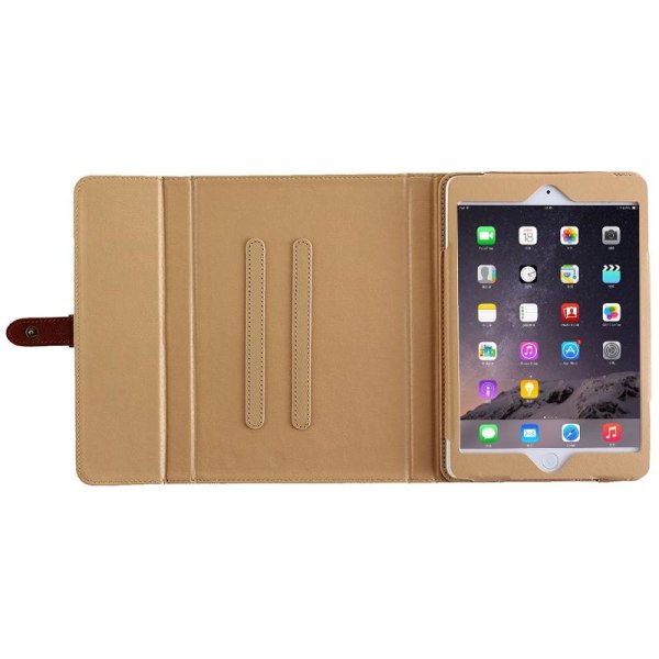 Fodral Rosa för iPad mini 4 - Brunt bälte