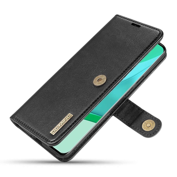 DG.MING Plånboksfodral med magnetskal för OnePlus 9 Pro Svart Svart