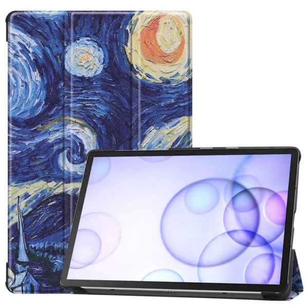 Fodral för Galaxy Tab S6 T860/T865 - Oljemålning Flerfärgad oljemålning
