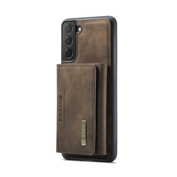DG.MING 2 i 1 Vikbar plånbok & magnetiskt skal för Samsung Galax Kaffe