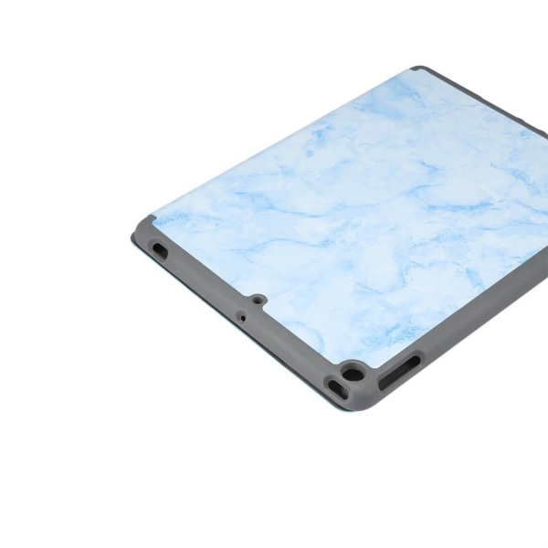 Fodral för iPad 10.2 med blå marmormönster Blå marmormönster