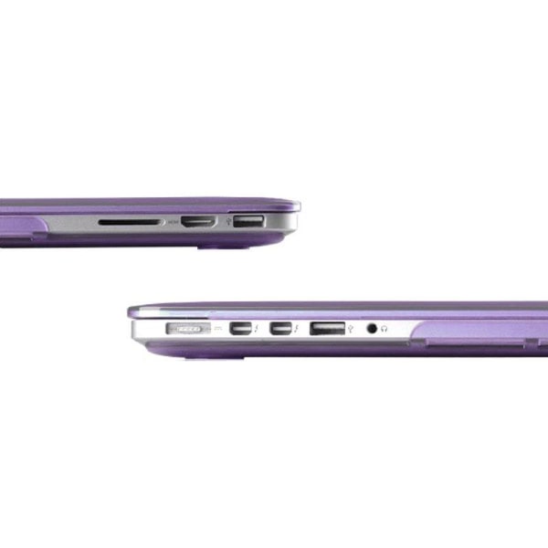 Skal för Macbook Pro Retina - Blank transparent lila 15.4-tum