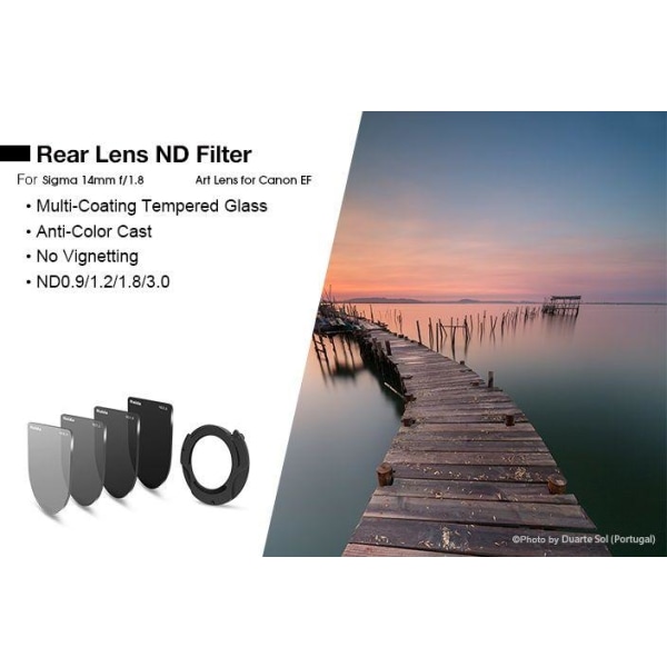 Haida ND-filter Kit för Sigma 14-24mm & 12-24mm objektiv för Can