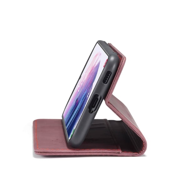 CaseMe Plånboksfodral Vinröd med kortplats för Samsung Galaxy S2 Vinröd