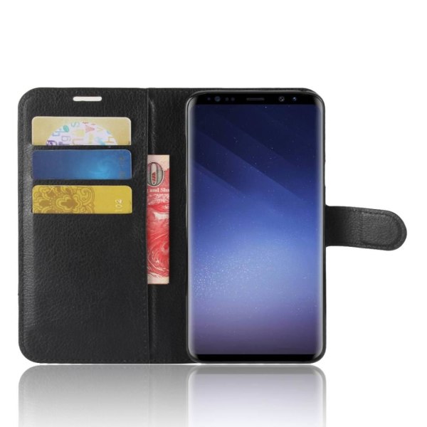 Plånboksfodral för Galaxy S9 Plus Svart