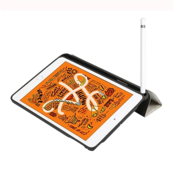 Fodral för iPad Mini 5 (2019) - Marmormönster Vit, grå &amp; svart