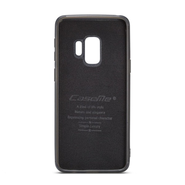 CaseMe Plånboksfodral med magnetskal för Galaxy S9 Svart
