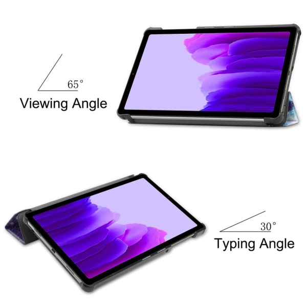 Fodral för Samsung Galaxy Tab A7 Lite T220/T225 - Rymdmönster Flerfärgat rymdmönster