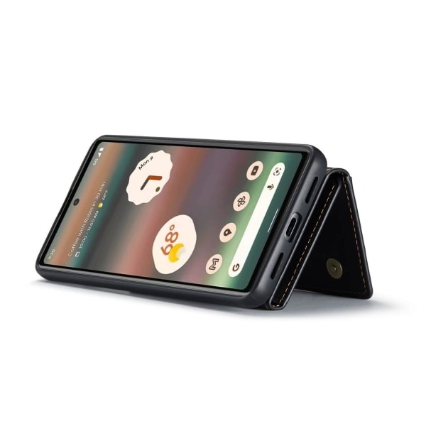 DG.MING 2 i 1 Vikbar plånbok & magnetiskt skal för Google Pixel Kaffe
