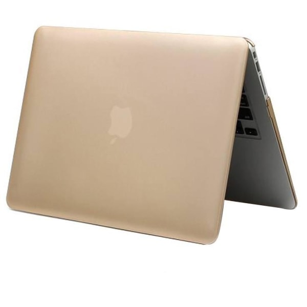 Skal för Macbook Air 13.3-tum (A1369 / A1466) - Matt frostat Gul Guld