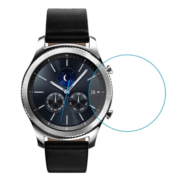 Displayskydd för smartwatch och klockor, härdat glas (24mm) 24mm