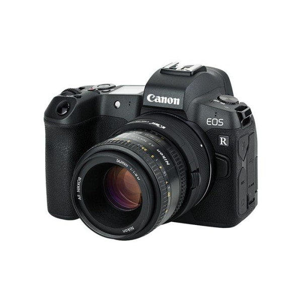 Kiwifotos Objektivadapter till Nikon F för Canon R kamerahus