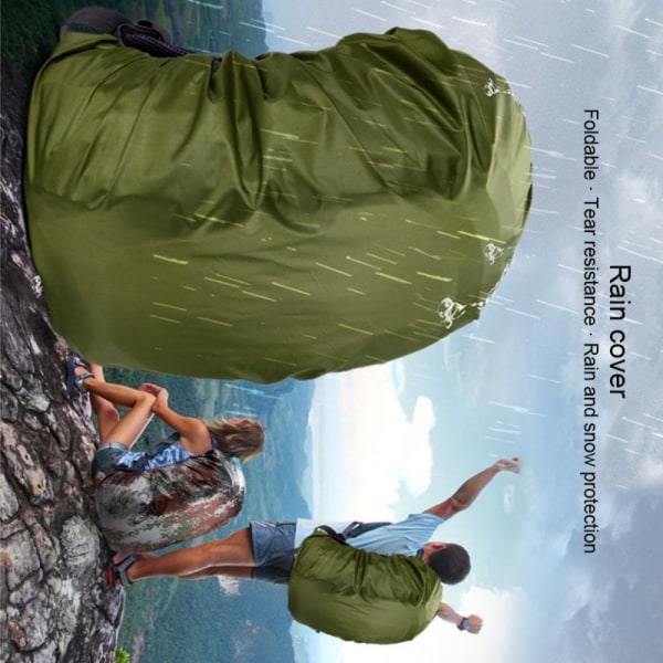 Regnskydd för ryggsäck/väska kamouflage 42x42cm
