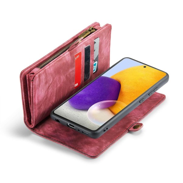 CaseMe Plånboksfodral med magnetskal för Galaxy A50 Röd