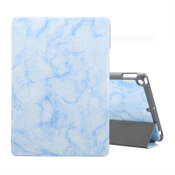 Fodral för iPad 10.2 med blå marmormönster Blå marmormönster
