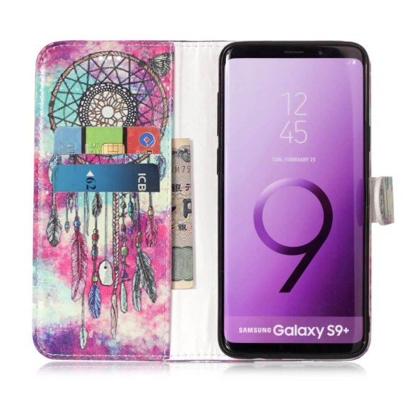 Plånboksfodral för Galaxy S9 Plus - Drömfångare nbsp;Multifärgad Drömfångare