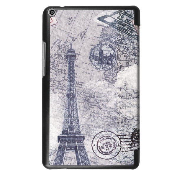 Fodral för Huawei MediaPad T3 8.0 - Eiffeltornet Grå Eiffeltornet