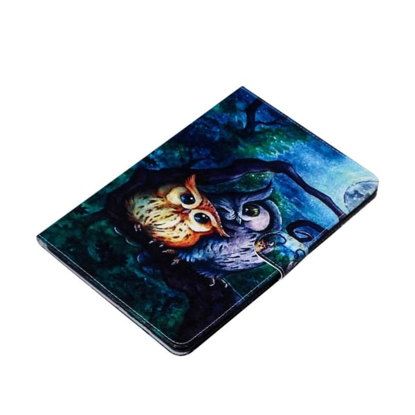 Fodral för Huawei MediaPad M5 Lite 10.1 - Ugglor Flerfärgat, ugglor och träd