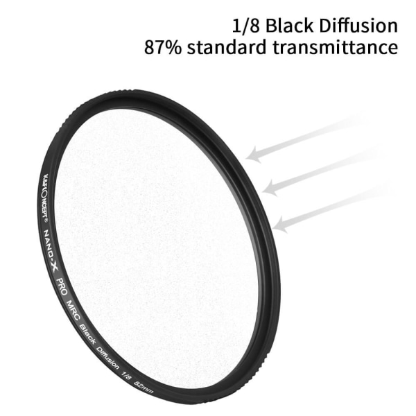 K&F Concept Black Mist 1/8 Filter Nano-X 82mm