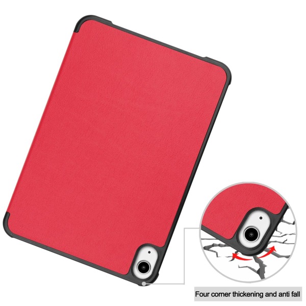 Flipfodral för iPad mini 6 (2021) Sleep/ Wake-up funktion röd Röd