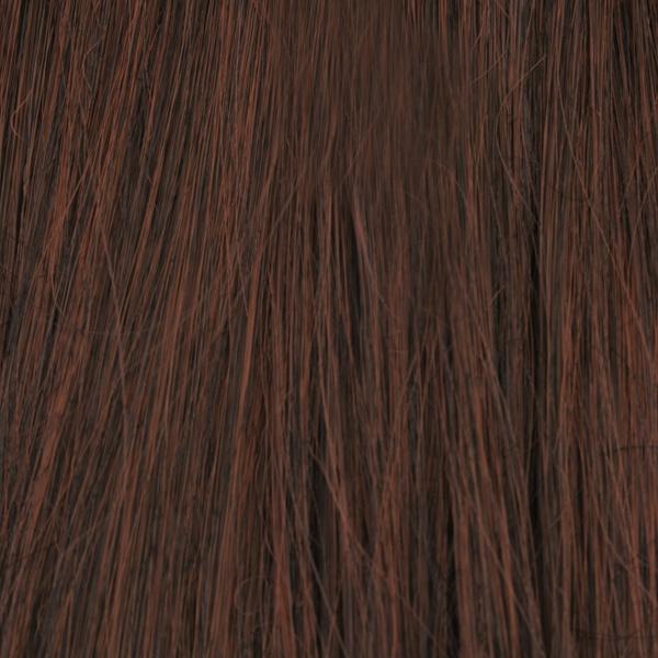 #2/30 Mörkbrun - Wrap-on hästsvans rakt syntetiskt löshår Mörkbrunt