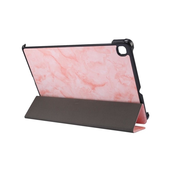 Fodral för Galaxy Tab S6 Lite P610/P615 med rosa marmormönster Rosa marmormönster
