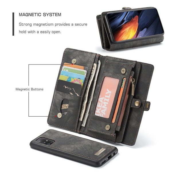 Plånboksfodral med magnetskal för Samsung Galaxy A71