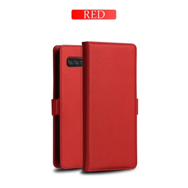 Plånboksfodral för Galaxy S10e med kortplats PU-läder Röd - DZGO Röd
