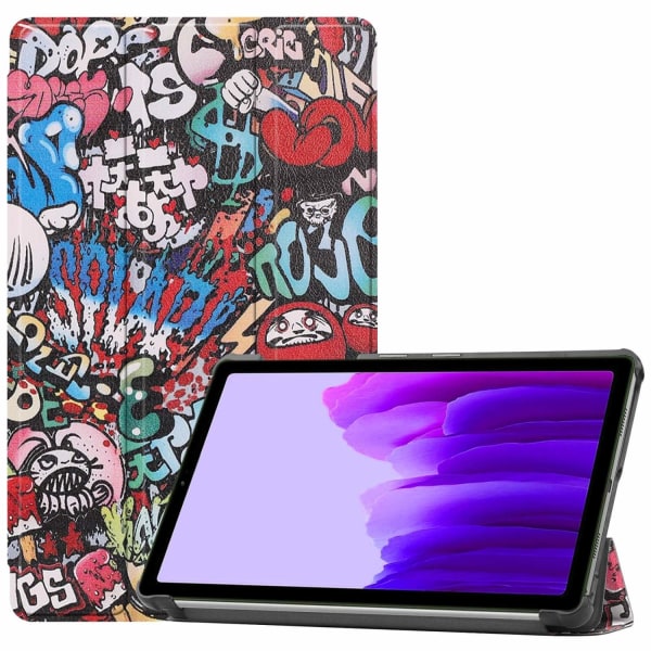 Fodral för Samsung Galaxy Tab A7 Lite T220/T225 - Graffiti Flerfärgat graffitimönster
