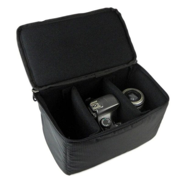 Innerväska för kamera & optik med handtag M 26x15x14cm