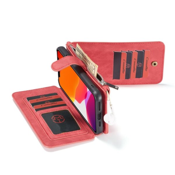 CaseMe Plånboksfodral med magnetskal för iPhone 11 Pro Röd Röd