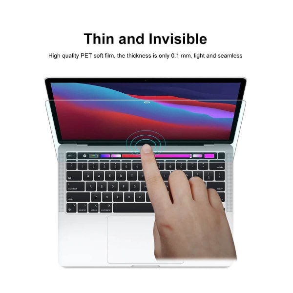Displayskydd för MacBook Pro 15.4-tum 2016-2017 (A1707) / 2018 (
