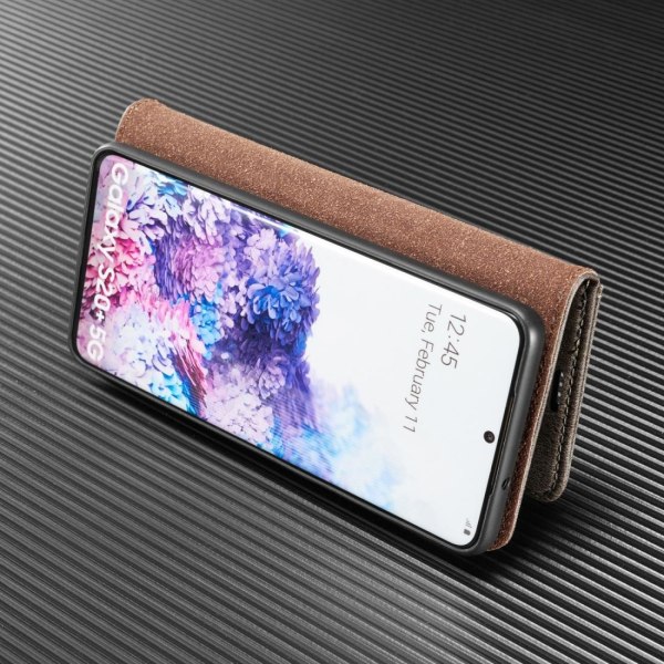 Plånboksfodral med magnetskal för Samsung Galaxy S20 Plus - DG.M Svart